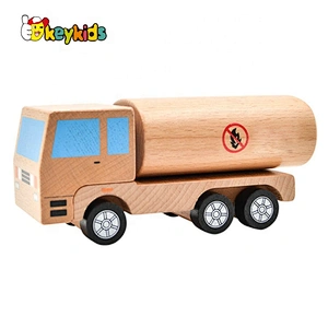 2020 New arrived mini wooden toy construction cars for kids W04A467