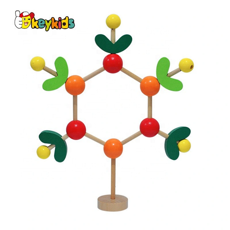 2020 New sale assembly wooden tree toy for children W03B105
