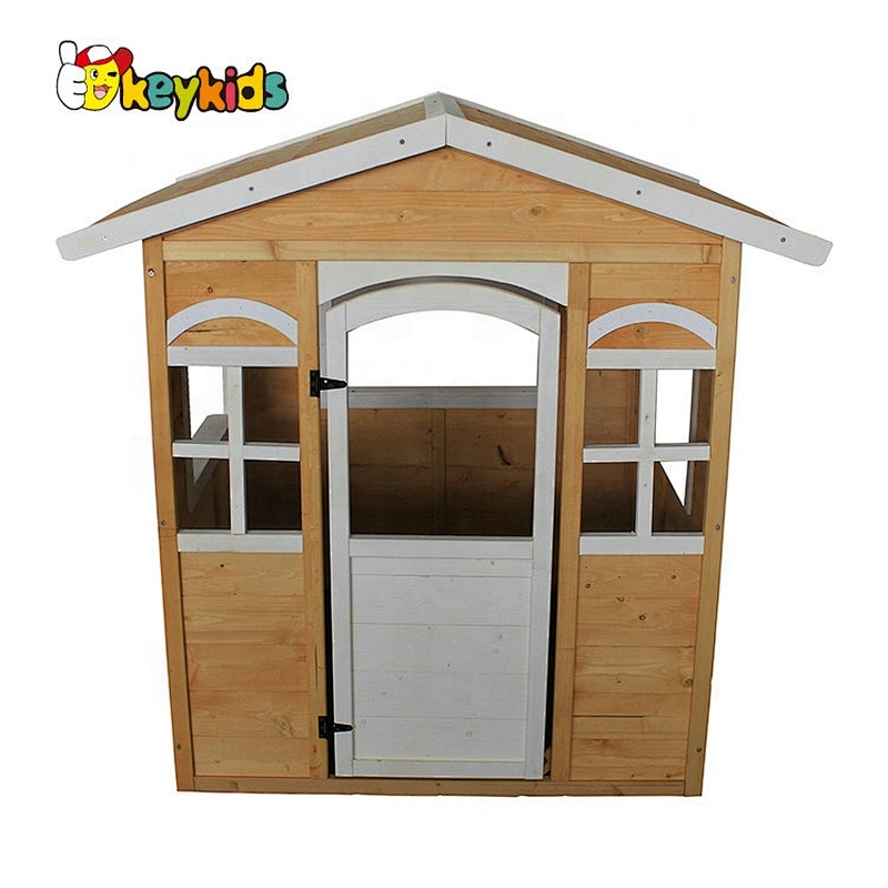 2021 Top sale role play outdoor wooden house for kids W01D084