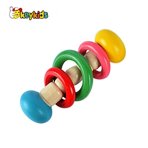 2020 Top sale classic wooden baby rattle set with customize W07F034