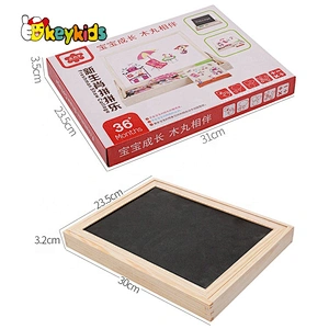 2021 New released educational wooden magnetic drawing board for children W12B133