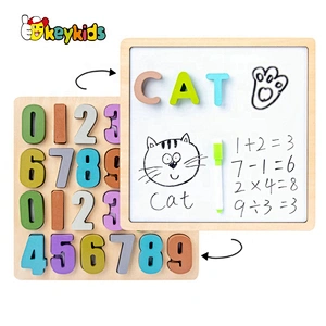Customizable Wooden Alphabet Word And Number Puzzles For Toddlers W14B120
