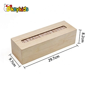2018 High quality 57 pcs wooden tumbling tower for children W13D143B