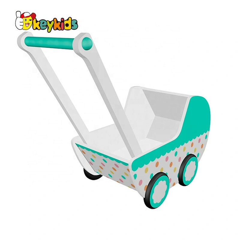 New design toddlers pretend play wooden push walker for 1+ W16E171