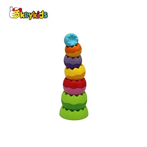 Customize kids role play wooden toy ice cream cone set for sale W13D331