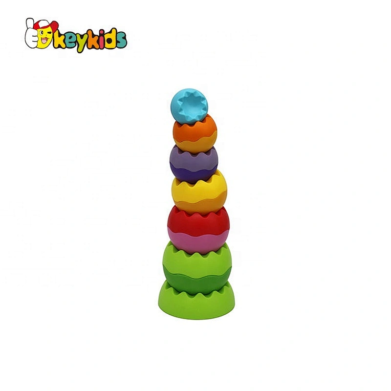 Customize kids role play wooden toy ice cream cone set for sale W13D331