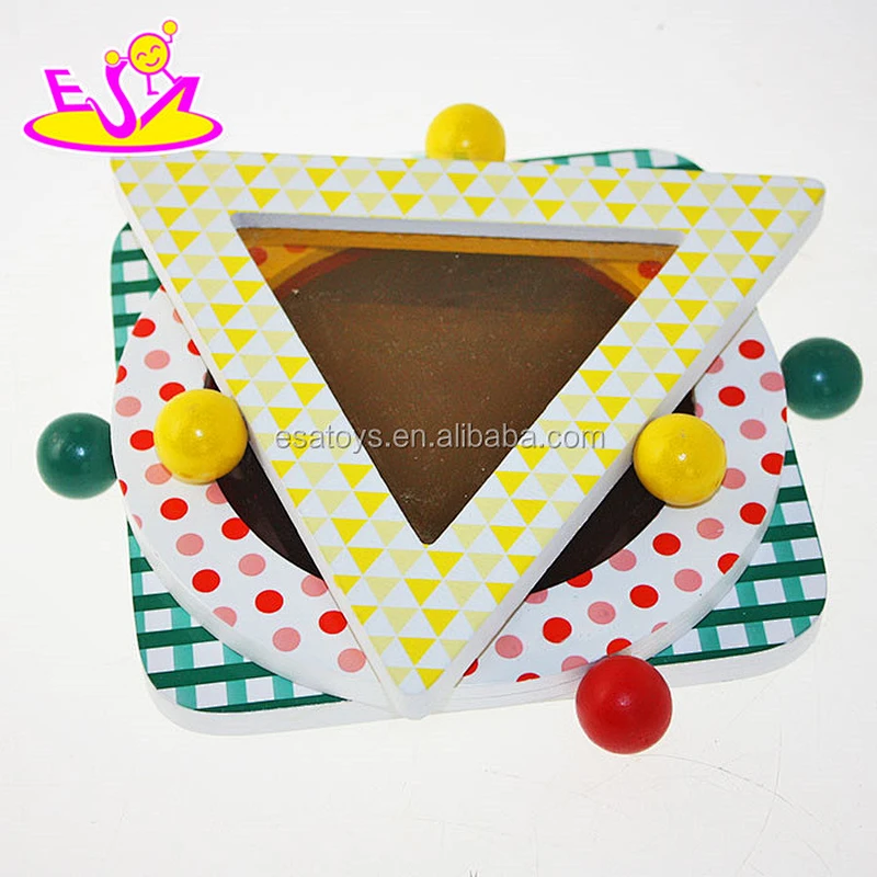 New arrival kids wooden Musical Drum Toy, Music instrument wooden drum toy for Christmas W07J035