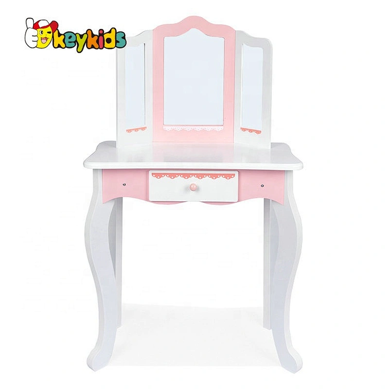 New released pretend play wooden toy makeup set for girls W08H135