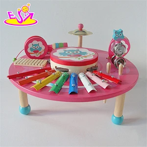 new products funny wooden baby musical toys for sale W07A110