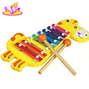 2016 best sale kids wooden music gift, top popular children wooden music gift W07A072