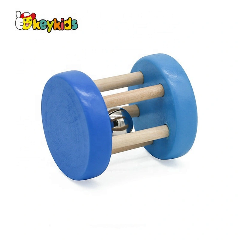Customize natural baby wooden rattle toys for wholesale W08K291