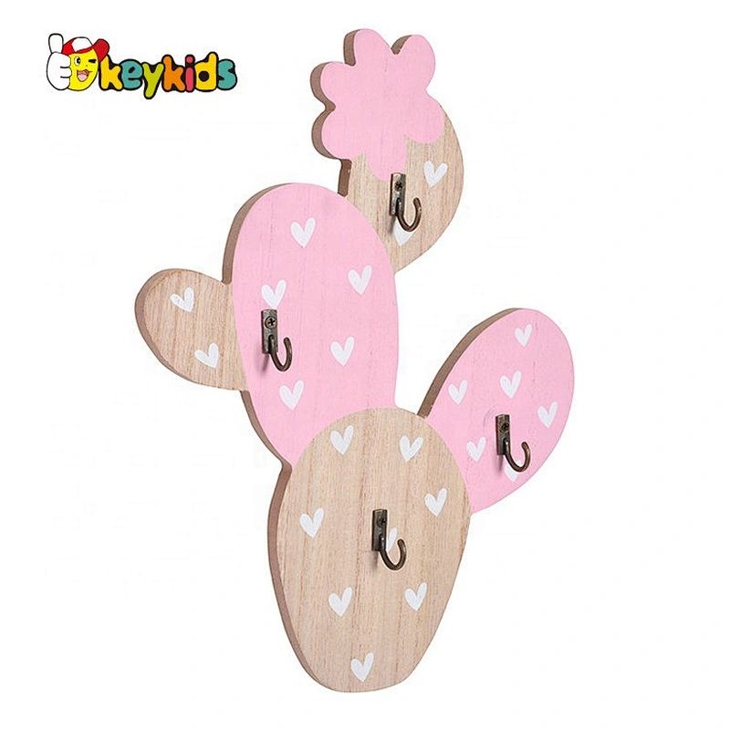 Customize fruit wooden wall coat hooks for wholesale W09B103A