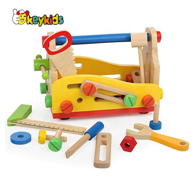 Carpentry Pretend Wooden Play Tool Bench For Kids W03D124