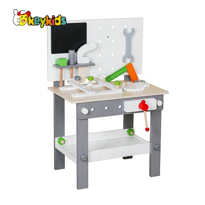 2021 New released wooden busy learning boys tool bench for wholesale W03D076F