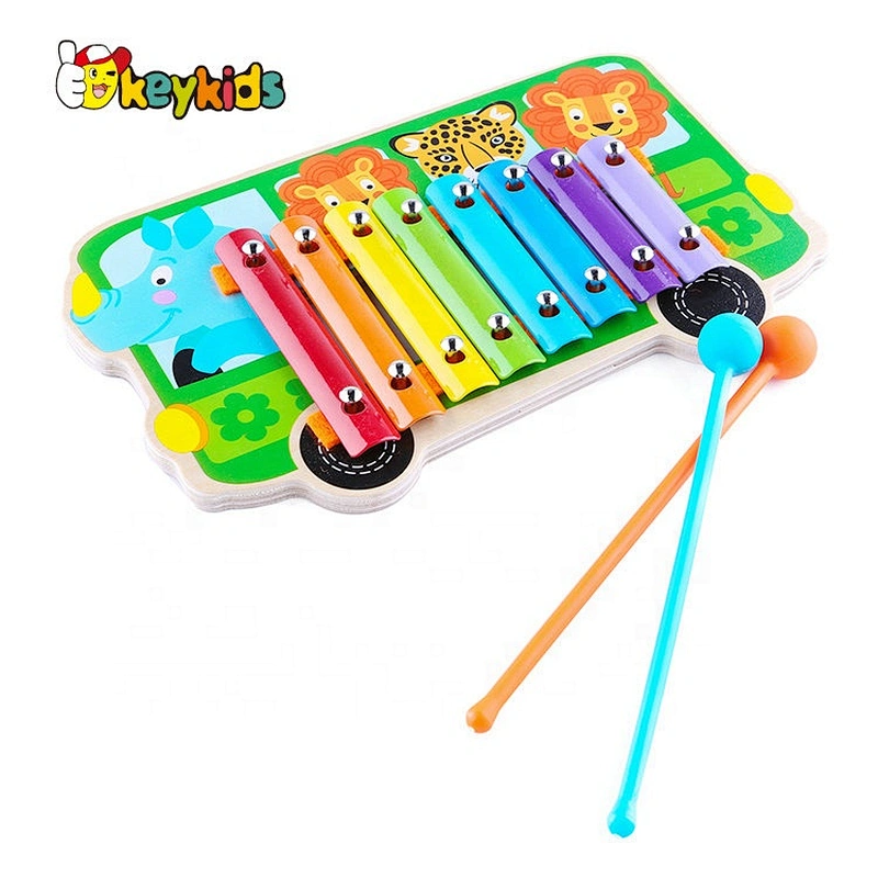 2019 New design musical toys wooden baby xylophone with customize W07C076