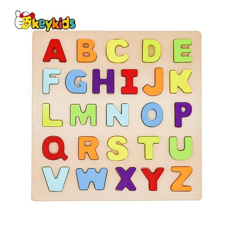 New related educational wooden kids learning puzzles with customize W14B118
