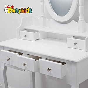 High quality children wooden black dressing table for wholesale W08H098