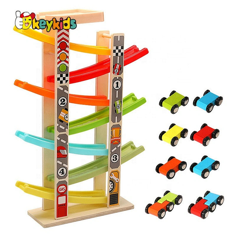 2020 New Arrival Mini Wooden Children Toy Car Ramp For Prechoolers W04E096