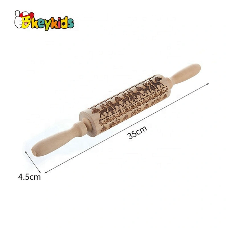 high quality natural wooden cooking spoon with handmade W02B043