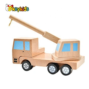 2020 wholesale small wooden construction truck toy set for kids W04A466