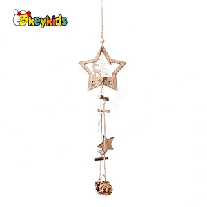 Top fashion wooden christmas wall hanging decorations for wholesale W09D081