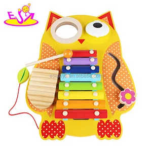 2018 New educational wooden children xylophone with metal keys W07C070