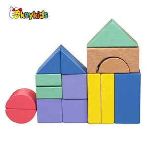 Customize colorful wooden building blocks for toddlers W13A239