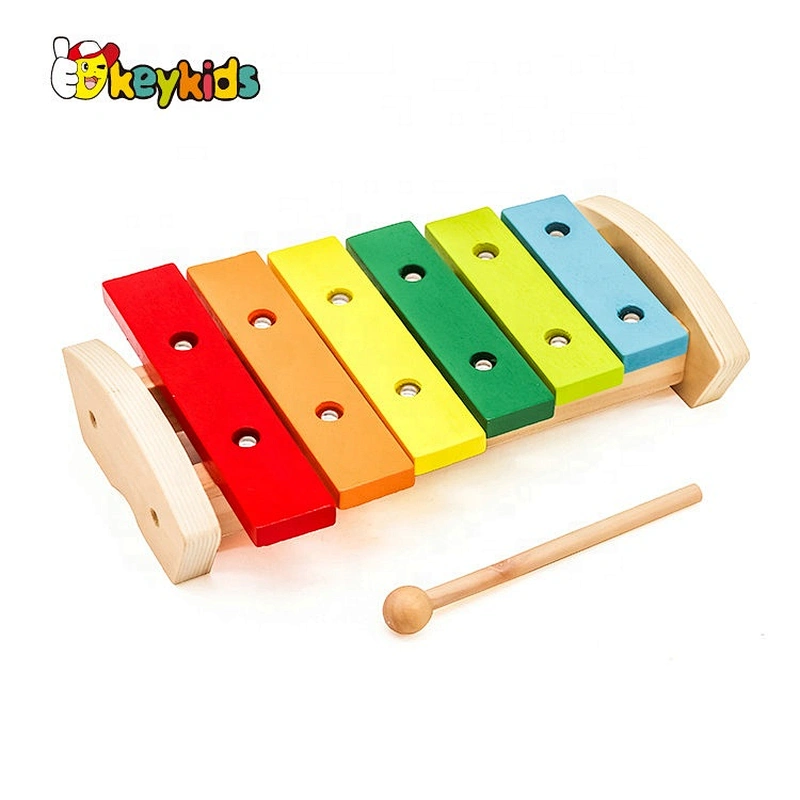 2020 Top sale small wooden toy guitar for kids W07H052
