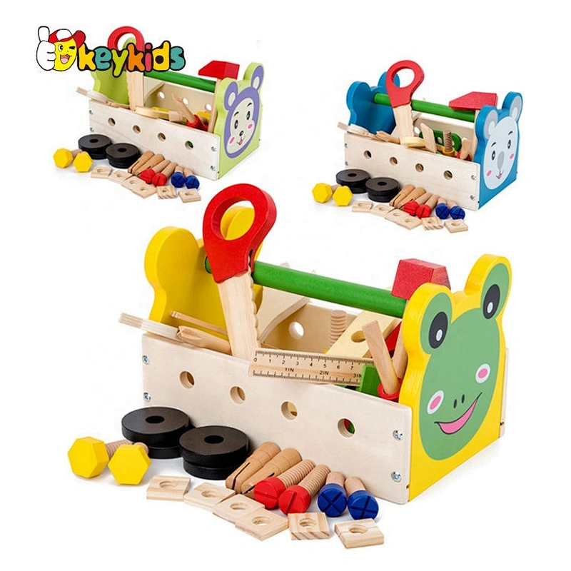 New Hottest Educational Childrens Wooden Tool Kit For 2 Year Old W03D127