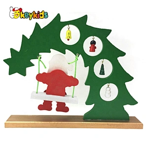 Custom Christmas wooden table decorations for children W09D074
