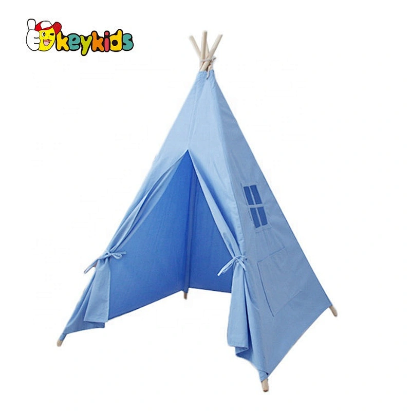 Customize portable pink princess play tent for girls W08L040