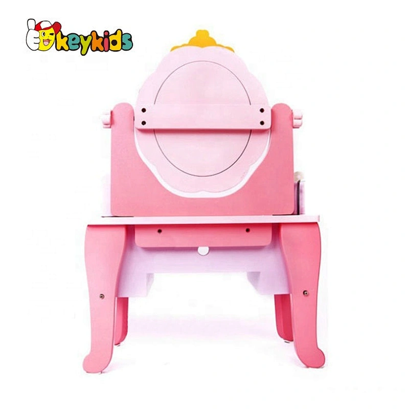 New Released Pretend Play Girls Wooden Vanity Set W08H120