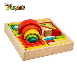 New design best educational blocks wooden kids construction toys for sale online W13A135