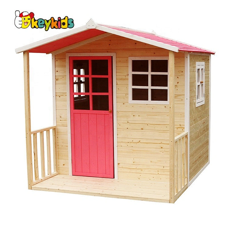 High Quality Backyard Large Childrens Wooden Outdoor Playhouse W01D088B