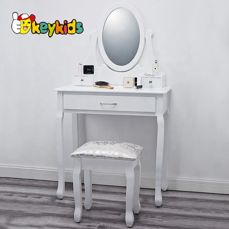 New Arrival European Luxury Wooden Play Makeup Table With Mirror W08H014