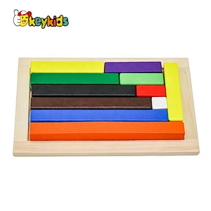 2021 Customize colorful wooden block building set for kids W14A257