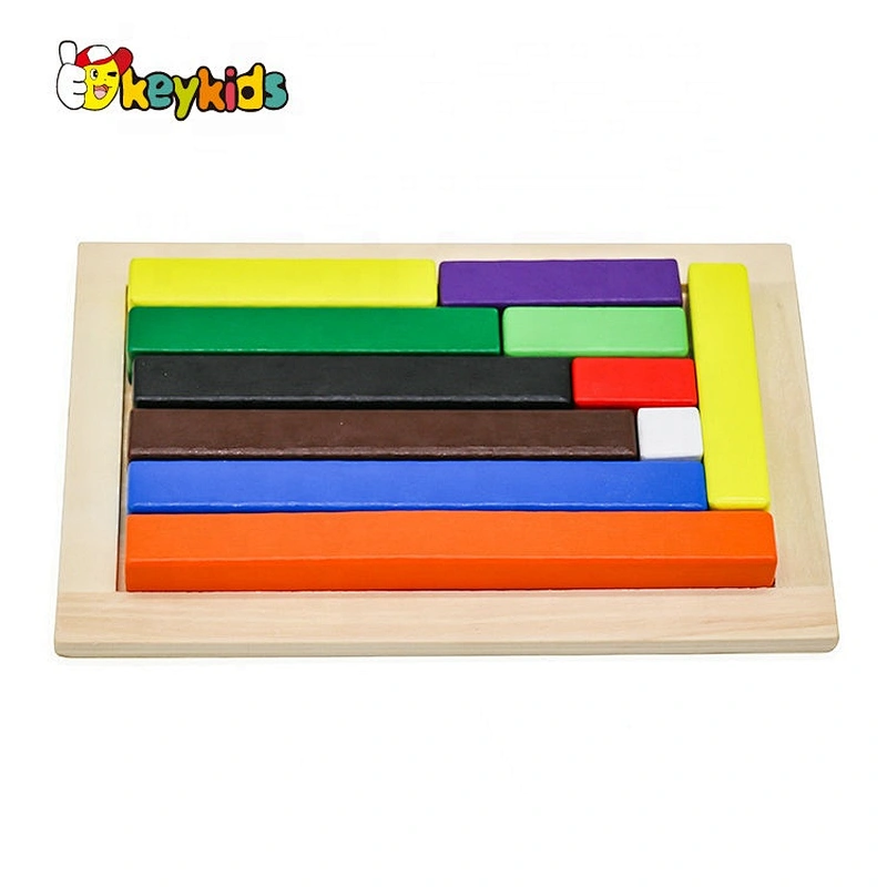 2021 Customize colorful wooden block building set for kids W14A257