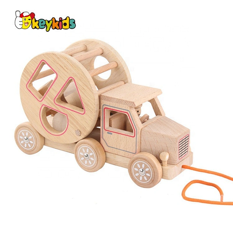 2019 New arrival educational wooden walk along toys for babies W05C111