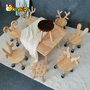 2021 New design mini wooden chair for kids  W08G313