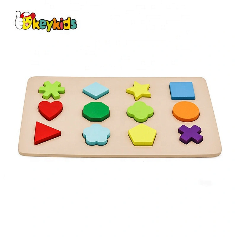 New related educational wooden color puzzle for toddlers W14A230