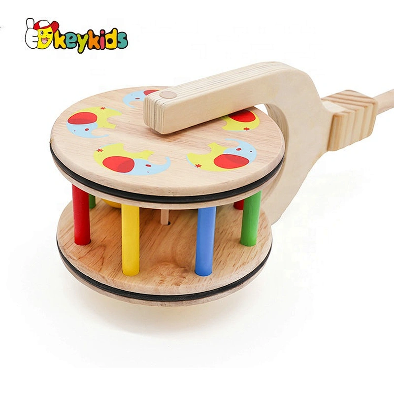 2019 Top sale baby pull along wooden toy wheels for wholesale W05A016
