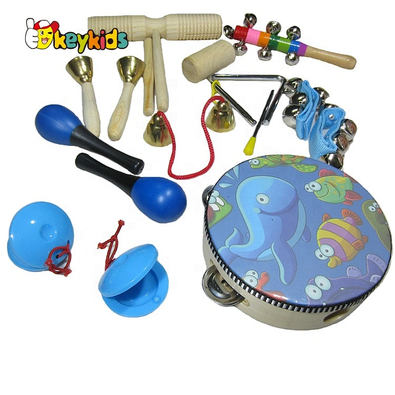 2021 New adorable wooden baby instrument toy set for preschool W07A199