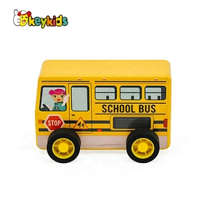 High quality kids wooden toy vehicles for wholesale W04A477