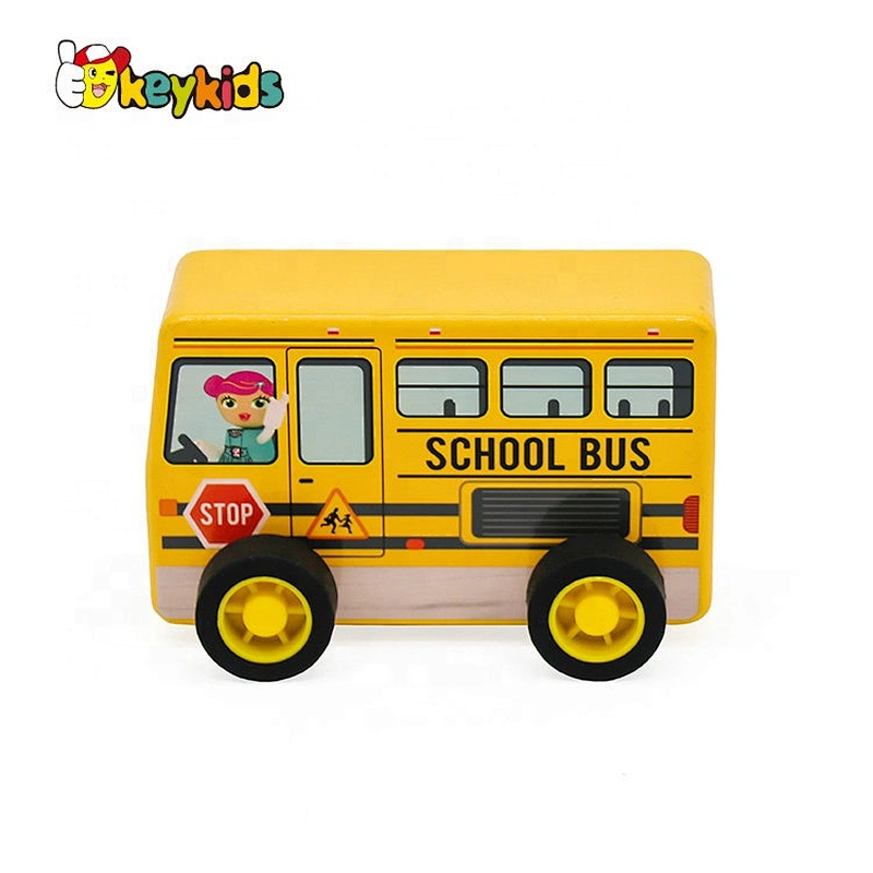 High quality kids wooden toy vehicles for wholesale W04A477