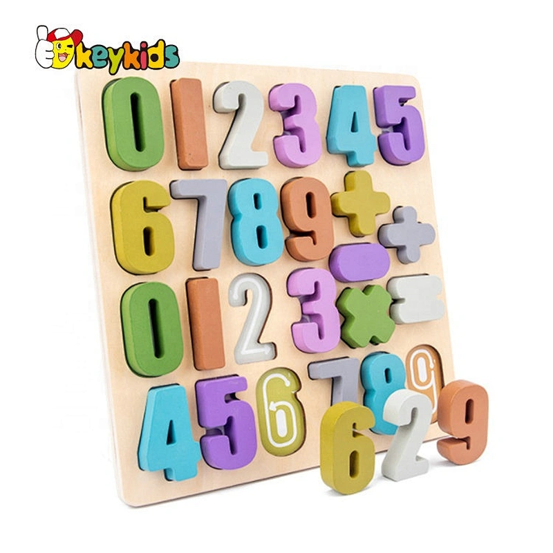 Customizable Wooden Alphabet Word And Number Puzzles For Toddlers W14B120