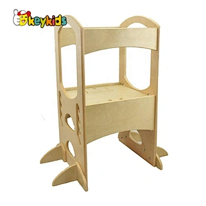 high quality 2 step wooden small step stool for toddlers W08G281
