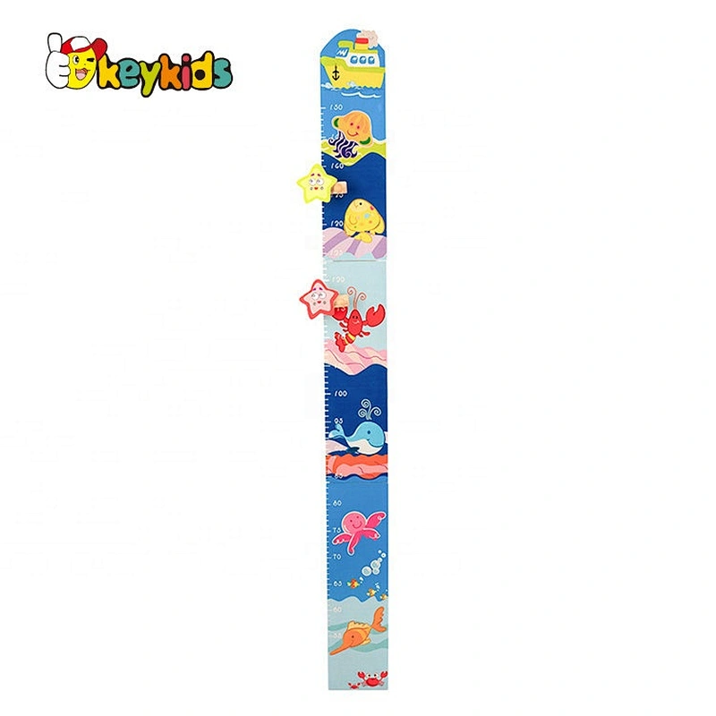 wholesale giraffe wooden baby growth ruler for wall W09C015