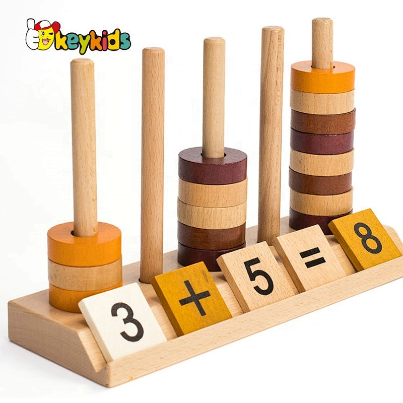 2019 New popular montessori counting wooden math toys for kids W13D223