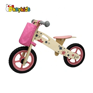 OEM customize ride on car wooden children bike for wholesale W16C307A