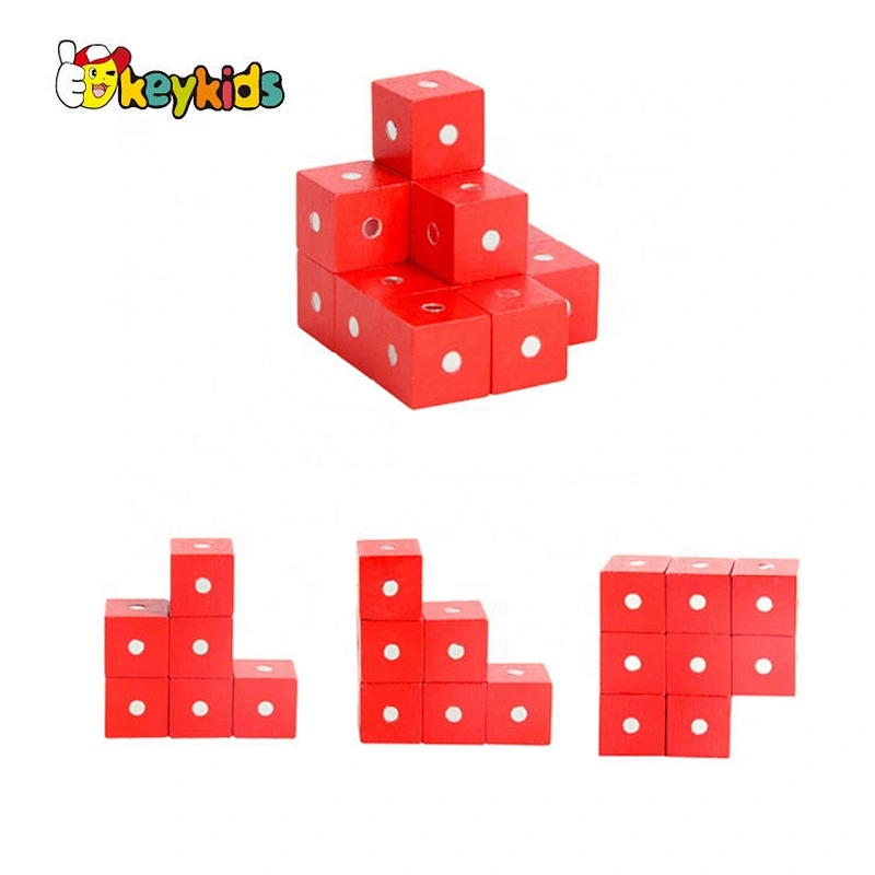2020 High quality preschool wooden magnetic blocks for kids W13A206